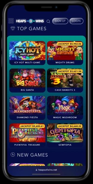 Heaps of Wins Casino Mobile